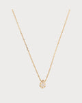 PERSEE Yellow Gold and Diamond Floating Necklace(Yellow Gold)